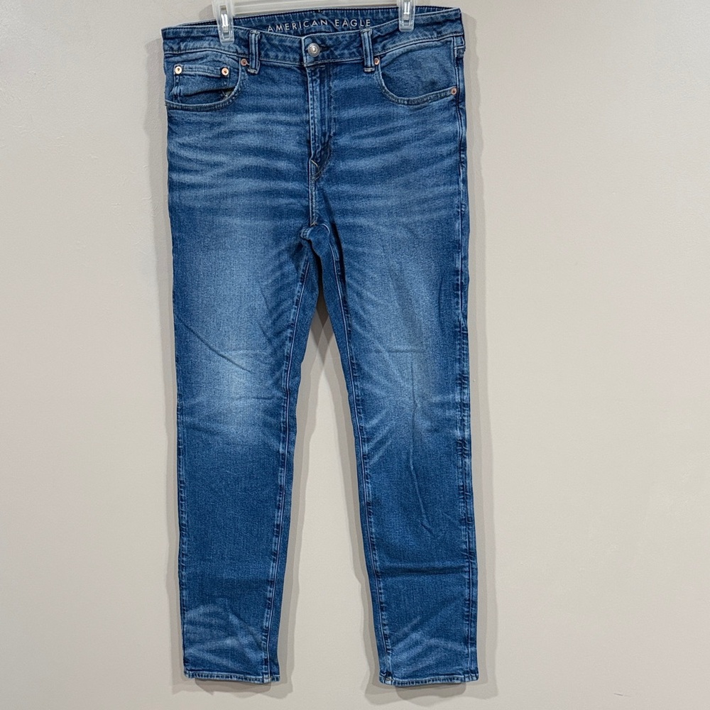 American Eagle Outfitters Men's Dark Blue Slim straight jeans 34x34